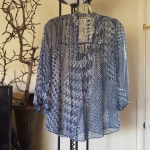 Sheer Boho blouse